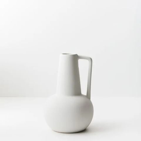 Vase - Lucena White 22x14.5cm