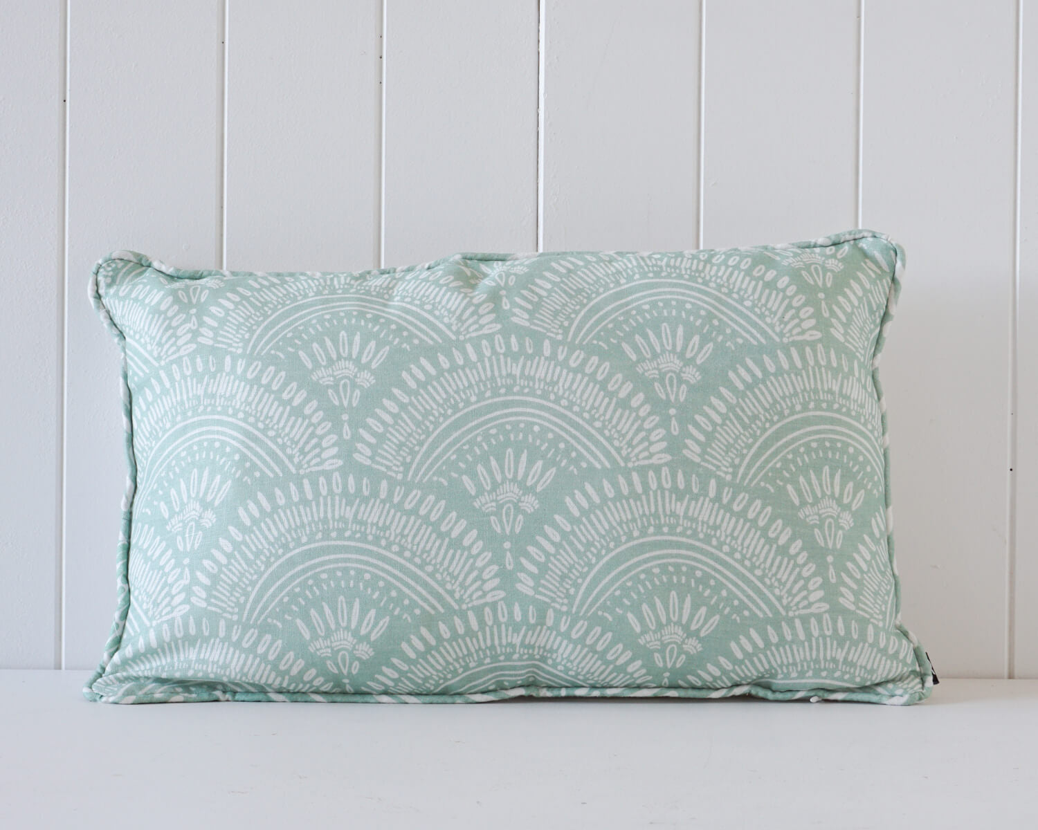 Indoor Cushion - Hampton - Linen - Mint - 50x30cm