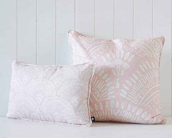 Indoor Cushion - Hampton - Linen - Pink - 50x50cm