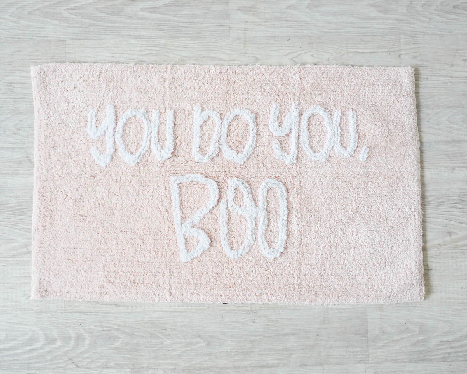 Bath Mat - You Do You Boo - Pink - 80x50cm