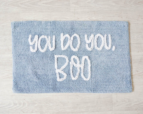 Bath Mat - You Do You Boo - Blue - 80x50cm