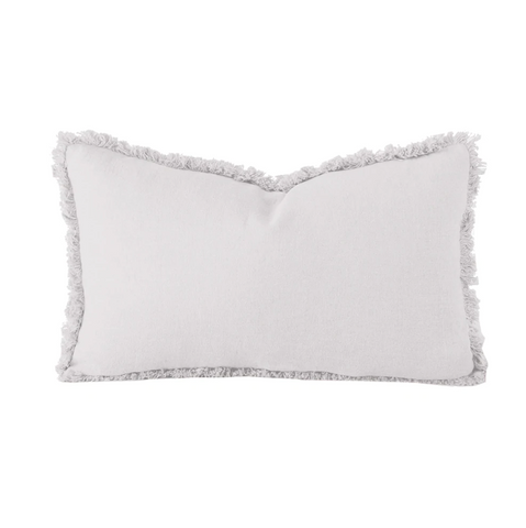 Bambury - Linen Cushion 30x60cm - Silver