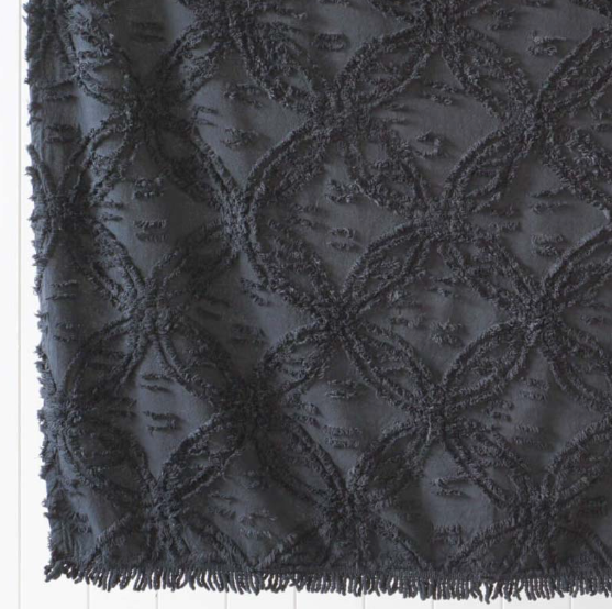 Throw Blanket - Alka - Black - 125x150